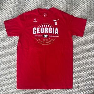 UGA Bulldogs National Championship Nike Tee Shirt
